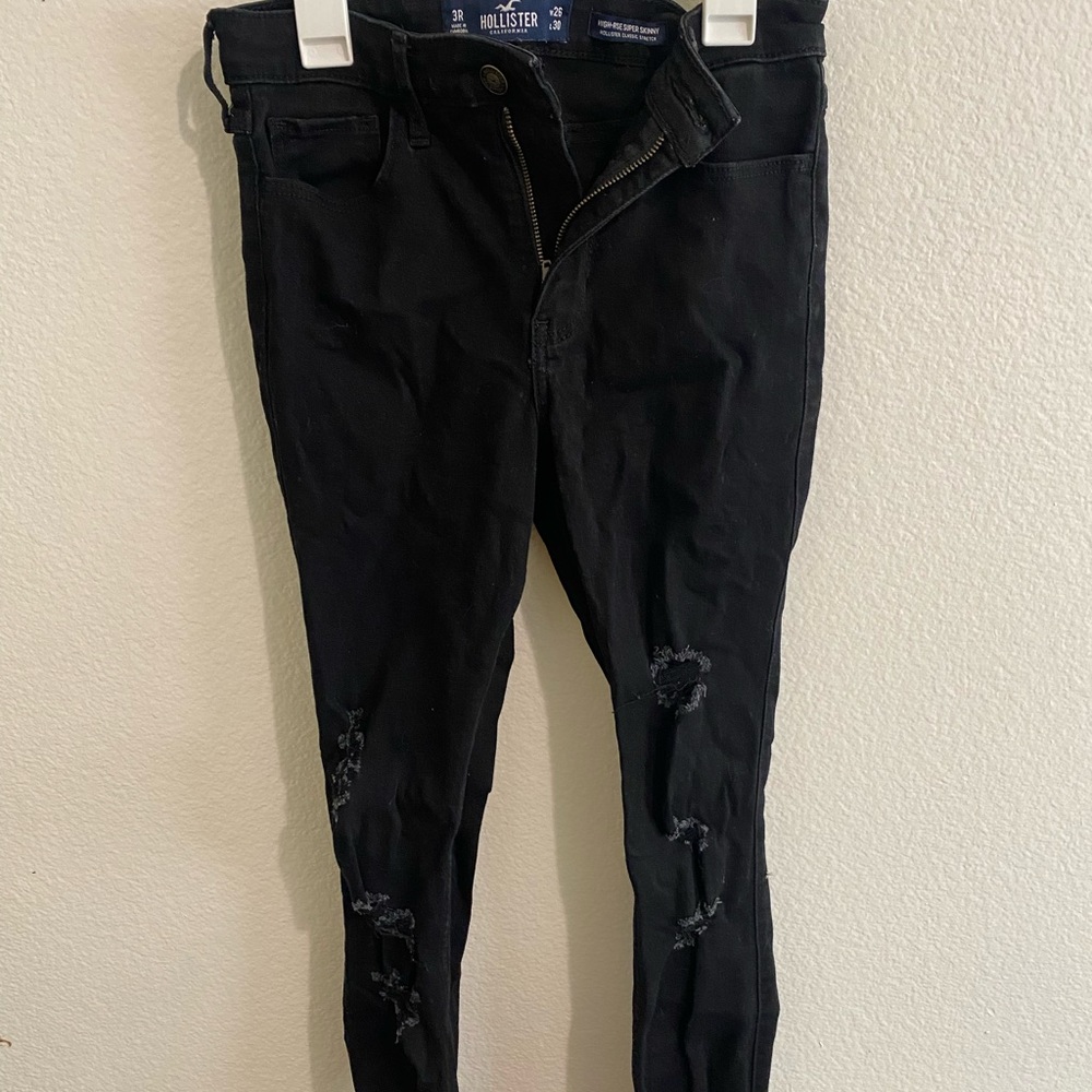 Hollister High-Rise Super Skinny Hollister Classic Stretch -